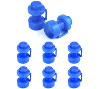 QWORK 8 Pièces Embouts de Trampoline Ø 25 mm, Bleu