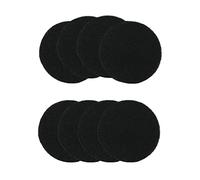 QWORK® 8 Pièces Filtres Compost Ronds, Charbon Actif Filtre pour Poubelles à Compost, Convient aux Compost Poubelles Jusqu'à 17 cm