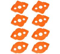QWORK® 8 Pièces Gabarits de Défonceuse à Rayon, R5 à R40, Gabarit pour Defonceuse à Bois Sur Table en ABS pour Coins Arrondis