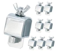 QWORK® 8 Pièces Pince de Soudage Bout à Bout, Accessoires de Soudage, Pinces de Soudage Bout à Bout Positionneur Pinces de Soudage Bout à Bout en Tôle pour Voiture, Cadre de Fenêtre, Panneau de Porte