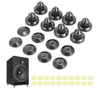 QWORK® 8 Pièces Pointes pour Enceintes, Support d'enceintes Antichoc pour Enceintes et HiFi Appareils