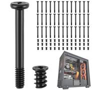 QWORK® 80 Pièces vis de boîtier d'ordinateur, vis autotaraudeuses pour ventilateurs de PC, pour le montage de ventilateurs de boîtier PC