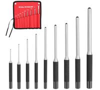 QWORK® 9 Pièces chasse-goupilles, 1/16" - 5/16" chasse goupille en acier au chrome-vanadium, pour réparation automobile, horlogerie, bijoux et bricolage