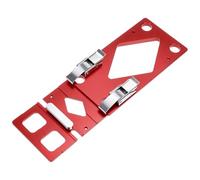 QWORK® 90° Butée d'angle rai guidage, butée en alliage d'aluminium usinée CNC, compatible avec Festool et Makita rails de guidage