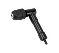 QWORK® Accessoire de perceuse d'angle, plage de serrage 0,8-10 mm, mandrin de perçage à 90 degrés, adaptateur de perçage d'angle
