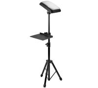 QWORK® Accoudoir de Tatouage Trépied avec Plateau Amovible, Coussin Souple Épais 24 x 18 x 4 cm, Hauteur et Angle Réglables