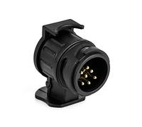 QWORK® Adaptateur de Remorque de 13 Broches vers 7 Broches 12 V, Adaptateur Prise Remorque Étanche pour Caravane Van