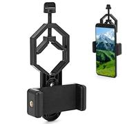 QWORK® Adaptateur de téléphone pour télescope - Support de téléphone Portable Universel pour Lunettes d'observation, monoculaires et Jumelles