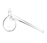 QWORK Appareil de distillation de 250 ml, fond rond et bouchon en verre moulu.