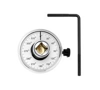 QWORK® Appareil de mesure d'angle avec bras magnétique flexible pour mécanique automobile, entraînement 12,5 mm (1/2), plage de mesure 360 degrés