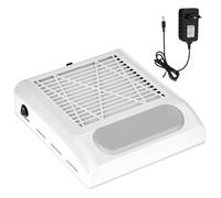 QWORK® Aspirateur à ongles 80 W avec filtre, idéal pour les particuliers, les salons de manucure, les salons de beauté et les manucures.