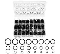 QWORK® Assortiment de joints toriques en nitrile, 1200 pièces en 24 tailles pour la plomberie, la climatisation, l'automobile et la réparation de robinets (diamètre 6-28 mm)
