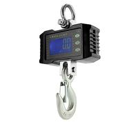 QWORK® balance suspendue numérique, 1000kg, balance à grue numérique à crochet en aluminium, pour pesage au quai, matières premières en acier, pêche