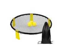 QWORK® Ball Game Set, Comprend Un Filet de Jeu, 3 balles, Un Sac à Cordon et Une Pompe, pour Parc, Jardin, Plage