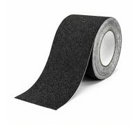 QWORK® Bande Antidérapante Escalier - 10 m x 10 cm - Ruban Antidérapante Autocollant pour Escaliers Échelles Sols Glissants Intérieur et Extérieur (Noir)