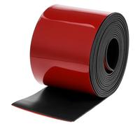QWORK® Bandes en caoutchouc autocollantes, 75mm x 1.5mm x 3m, bandes d'étanchéité néoprène, pour projets de bricolage, joints, étanchéité, travaux manuels