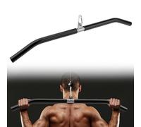 QWORK® barre de traction latérale de 85 cm, barre tirage musculation, pour entraînement de force du haut du corps