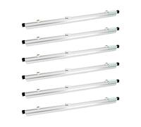 QWORK Blueprint Lot de 6 pinces à suspendre pour dossiers, bandes de reliure de 76,2 cm, grand stockage et organisation de documents, outil de rangement pour dessin, affiche, plans et dessins