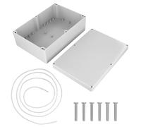 QWORK® Boite de derivation, IP66 en plastique ABS, etanche exterieur, Blanc, 265 * 185 * 95mm