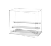 QWORK® Boîte de présentation en Acrylique , boîte en Acrylique Transparent , vitrine pour Figurines , pour la Protection et Le Stockage d'objets de Collection et de Figurines , 32x18x25cm