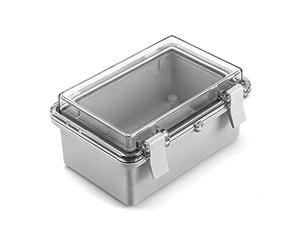 QWORK® Boite Dérivation Étanche IP65 ABS Boîte de Jonction avec Couverture PC Transparent, 150 x 100 x 70 mm