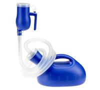 QWORK® Bouteilles d'urinoir pour hommes, urinoir homme portables, avec tube de 1.6 M, 2000 ml, pour voyage, hôpital
