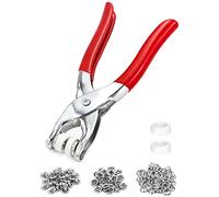 QWORK® Boutons Pression Set, pince bouton pression avec 100 pièces pour 25 complets boutons pression 9.5mm