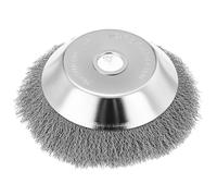 QWORK® Brosse à Mauvaises Herbes, Brosse Métallique 200 x 25.4MM, pour Coupe-herbe, Débroussailleuse