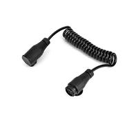 QWORK® Câbles d'Extension 3 mètres pour Remorques - Adaptateur Prise Remorque 13 vers 13 Broches - pour Caravane Camion RV Tracteur