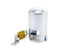 QWORK® Cadenas Robinet Exterieur, Verrou de Robinet en Fer Gavanisé pour Extérieur/Jardin/Cuisine, Anti-Vol et Économie d'Eau