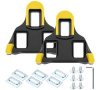 QWORK® Cales de pédale de vélo, compatibles avec Shimano SPD SH11 SH12 SH10 SH51, pour vélo de Route, Cyclisme en intérieur