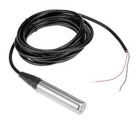 QWORK® Capteur de Niveau, DC 12-30V 4-20mA Capteur de Niveau d'eau en Acier Inoxydable, 0-5m Capteur de Niveau d'eau, pour Applications Industrielles