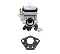 QWORK Carburateur 22cc 26cc 33cc 34cc 36cc 11mm pour taille-haie, débroussailleuse, tronçonneuse moteur
