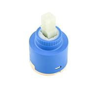 QWORK® Cartouche de rechange en céramique, Céramique pour mitigeur, Cartouche en céramique pour cuisine ou salle de bain 35 mm, Bleu