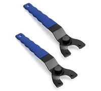 QWORK® Clé à meuleuse d'angle universelle 10-46 mm, pour les meuleuses Remplacer les disques, clé à goupille réglable pour meuleuses d'angle