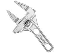 QWORK Clé à molette réglable de 0,6 à 6,8 cm à grande ouverture e salle de bain universelle de 7,87 pouces