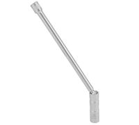 QWORK® Clé de Bougie D'allumage 16 mm, 12 Pans, 3/8", Douille Magnétique Pivotante à 360°, Paroi Fine et Longue Tige