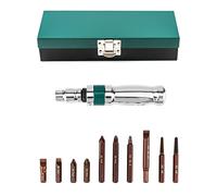 QWORK® Coffret de Tournevis à Frapper, Tournevis à Chocs + Adaptateur + Embouts, 12 Pièces, 1/2"