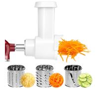 QWORK® Coupe légumes set, râpe en acier inoxydable, rape legume, compatible avec KitchenAid