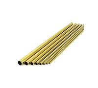 QWORK® Cuivre tube, 2 mm 3 mm 4 mm 5 mm 6 mm 7 mm 8 mm 10 mm, épaisseur de paroi 0.5 mm, longueur 300 mm, tuyau rond sans soudure, 8 pièces