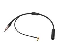 QWORK® Dab antenne Voiture avec Adaptateur, pour autoradio