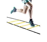 QWORK®Échelle d'AgilitéÉchelle de Vitesse- 6 Mètres 12 Echelon - avec Sac de Transport - Utilisé pour Entraînement de Vitesse et d'Agilité