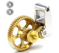 QWORK® Engrenage d'extrudeuse avec nano-revêtement, compatible avec Bambu Lab X1C P1S l'imprimante 3D