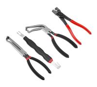 QWORK Ensemble de pinces de déconnexion électrique - Pince de 20,3 cm pour conduite de carburant et pince à fil de sécurité, pour prises de style languette