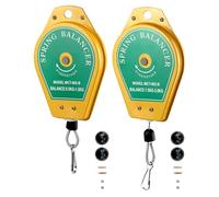 QWORK Équilibreur à ressort rétractable, 1,5 kg - 3 kg et 0,5 kg - 1,5 kg - Support de montage pour travaux d'amélioration