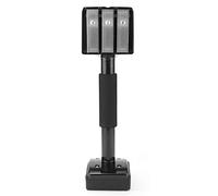 QWORK Étireur de genou pour tapis économique, 41,5 cm non réglable, tête large en acier 11,4 x 11,4 cm