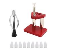 QWORK Extracteur de montre, kit de piston de montre, outil de retrait de main de montre, extracteur de piston de levage, outil de réparation d'horloger