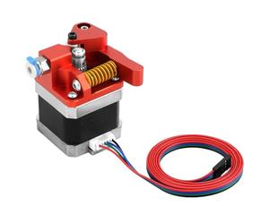 QWORK® Extrudeuse à Double Engrenage, Extrudeuse avec Moteur Pas à Pas, Extrudeuse en Aluminium, Accessoires d'imprimante 3D, Compatible avec Ender-3 CR-10S PRO