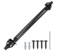 QWORK® Ferme Porte Automatique de 36cm, Ressort de Traction Réglable en Acier Carbone pour Portails de Jardin, Clôtures, Portes de Maison