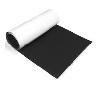 QWORK® Feutrine Noire Autocollante 40x200cm - Tissu Feutre Épaisse 2mm pour Rembourrage de Meubles, Doublure de Boîte, Projets de Bricolage